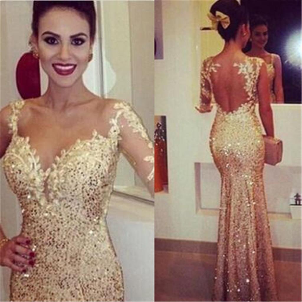 elegant gold dresses